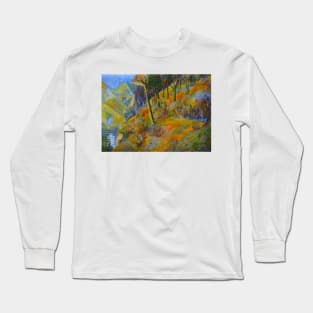 Artist's View through a Window Painting Long Sleeve T-Shirt